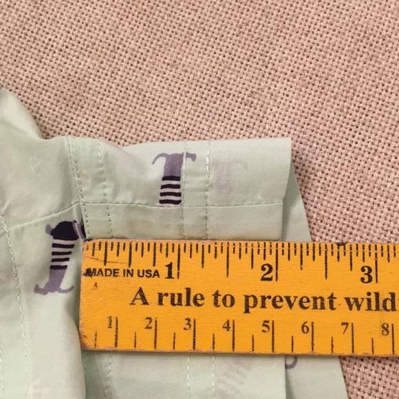 J. Crew Cool Mint Dachshund Print Sleep Short NWT - Picture 8 of 8